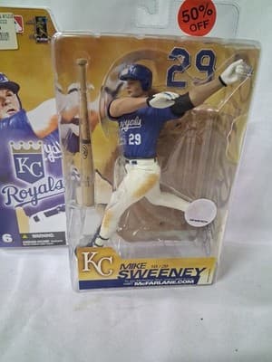 McFarlane MLB Action Figure-MIKE SWEENEY-2003 Series 6-KANSAS CITY ROYALS - NIB - Thumbnail 2
