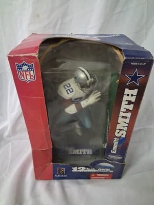 EMMITT SMITH Dallas Cowboys McFarlane NFL 12" Series 1 Figure VERY DMG PKG READ - Thumbnail 2