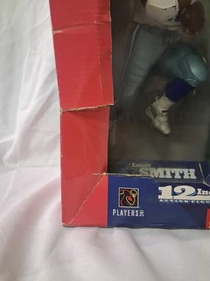 EMMITT SMITH Dallas Cowboys McFarlane NFL 12" Series 1 Figure VERY DMG PKG READ - Thumbnail 3