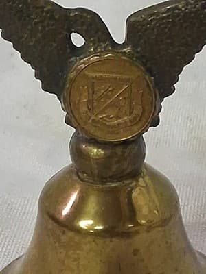 Vintage The North Field Inn Year Round Sports Bell Eagle Brass - Thumbnail 2