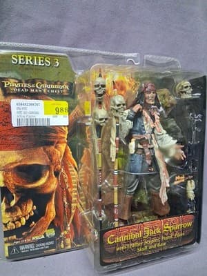 Pirates of the Caribbean CANNIBAL JACK SPARROW Figure Neca S.A.D. - Thumbnail 3
