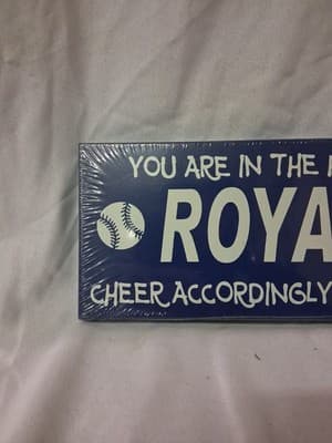Kansas City Royals Wooden Sign Made In The USA - Thumbnail 2
