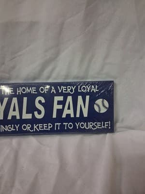 Kansas City Royals Wooden Sign Made In The USA - Thumbnail 3