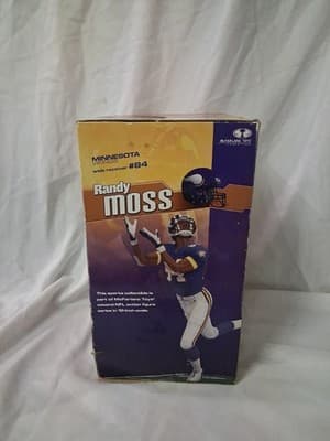 McFarlane NFL - Randy Moss 12" Inch Figure - Vikings - Series 2 - 2004 Box Dmg - Thumbnail 8