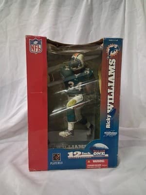 Ricky William NFL Miami Dolphins McFarlane's Sportspicks 12” 2003 Pkg Dmg New - Thumbnail 5