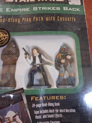 VTG Star Wars:The Empire Strikes Back Read Along Play Pack w/ Cassette SEALED - Thumbnail 4