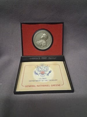 General Nathaniel Greene U.S. Mint "America's First Medals" Pewter Collection