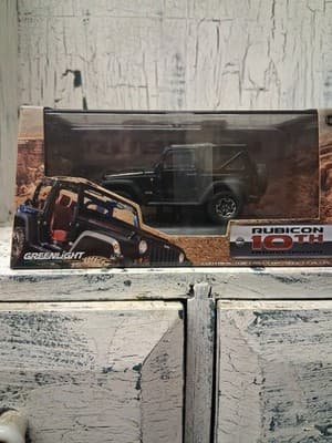 Greenlight 2013 Jeep Wrangler Rubicon 10th Anniversary, Black, 1:43, NIB - Thumbnail 2