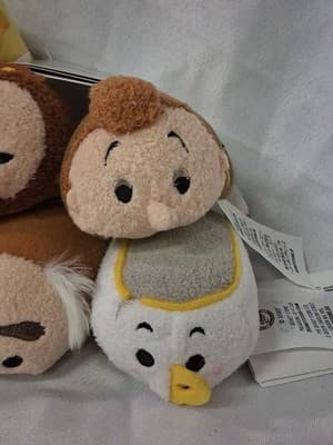 Mixed Lot of 9 Disney Tsum Tsum BEAUTY AND THE BEAST Plush Very Hard To Find - Thumbnail 2