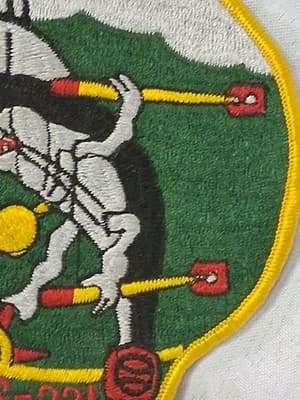 Vintage US Navy USS Bugara Submarine Patch Rare Color 🦈🪖 - Thumbnail 5