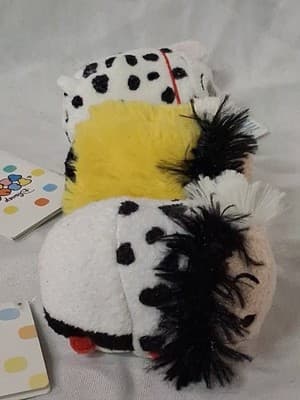 Disney Store 101 Dalmatians Mini Tsum Tsum Plush Set Of 3 New With Tags Cruella - Thumbnail 4