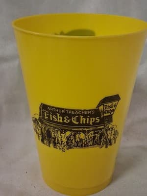Vintage 1974 Flintstones Plastic Cups Betty - Thumbnail 2