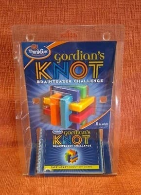 BRAND NEW Thinkfun Gordian's Knot Brainteaser Challenge Toy with Guide (2005)
