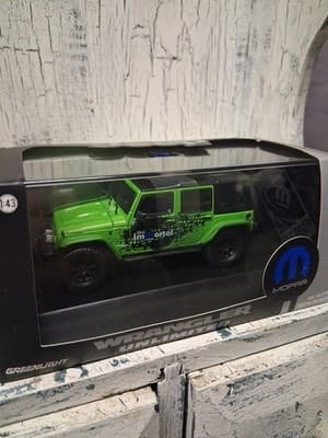 Greenlight 1/43 2014 Jeep Wrangler Unlimited Mopar Minicar - New In Case - Thumbnail 2