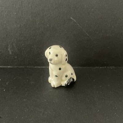 Fireman Fire Hydrant Plug Hinged Ceramic Trinket Box with Dalmatian - Thumbnail 5
