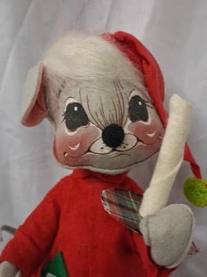 Vintage ANNALEE Mobilitee Mouse 12” Doll -1964/68 - Thumbnail 2