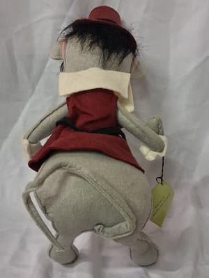 1960s Annalee Mobilitee Doll Thanksgiving Mouse Pilgrim Large Husband Wife - Thumbnail 6