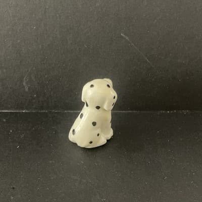 Fireman Fire Hydrant Plug Hinged Ceramic Trinket Box with Dalmatian - Thumbnail 6
