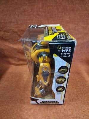 2006 Retired HTF Hasbro Transformers Movie Beatmix Bumblebee Speaker Used W Box - Thumbnail 5