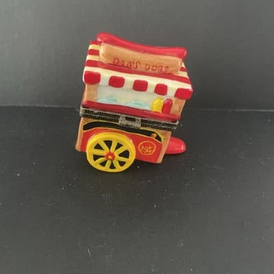 Dans Dogs Hot Dog Cart Ceramic - Thumbnail 6