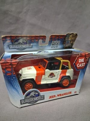 JADA Toys Die Cast Hollywood Rides Jurassic World Jeep Wrangler #12 2015 (BNIB) - Thumbnail 2