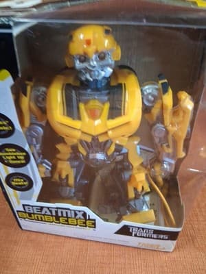 2006 Retired HTF Hasbro Transformers Movie Beatmix Bumblebee Speaker Used W Box - Thumbnail 6