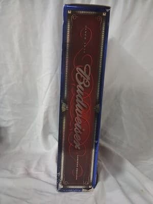BUDWEISER MILLENNIUM Limited Edition Set Bottle & Four Glasses Original Box - Thumbnail 3