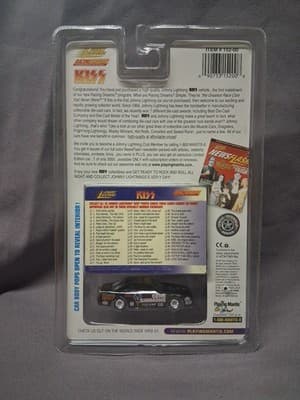 KISS Johnny Lightning Die Cast Car Gene Simmons Bonus Card #27 1997 - Thumbnail 2