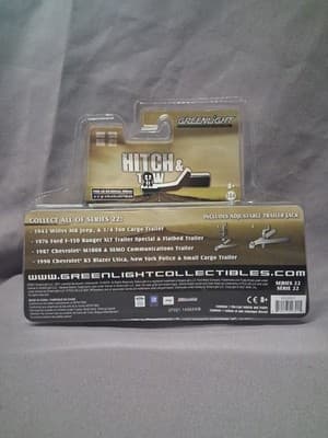 1:64 GreenLight 1987 Chevrolet M1008 SEMO Communications Trailer Hitch & Tow 22 - Thumbnail 4