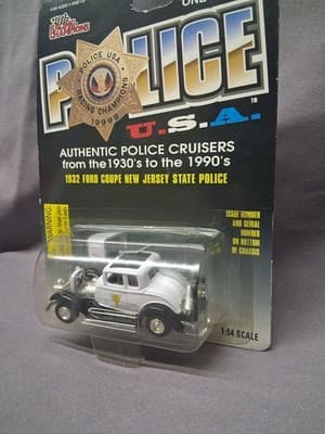 Racing Champions Police USA 1932 Ford Coupe New Jersey State Police - Thumbnail 3