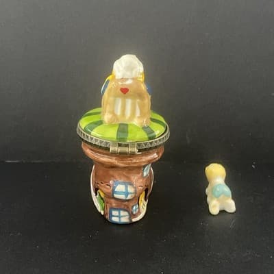 The Lady Who Lived In A Shoe Trinket Box With Tiny Baby Trinket. - Thumbnail 4