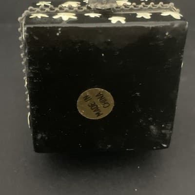 Vintage Drive Inn movie Miniature Trinket Box W/Tiny Popcorn Charm - Thumbnail 4