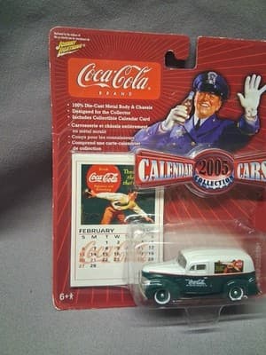 Johnny Lightning 1940 Ford Delivery Coca Cola Calendar Cars Die Cast - Thumbnail 2