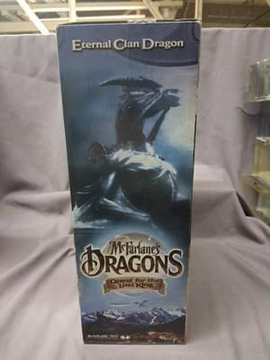McFarlane's Dragons Quest For The Lost King Eternal Clan Dragon 2004 New In Box - Thumbnail 5