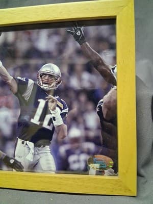 Super Bowl 38 New England Patriots Tom Brady Throwing Pass Picture Photo 8x10 - Thumbnail 4