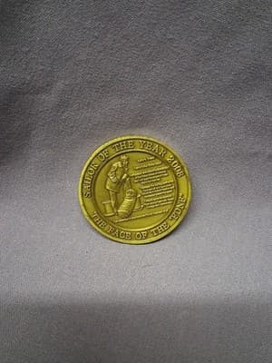 Challenge Coin Sailor of the Year 2008 Commander US Naval Forces Japan Navy - Thumbnail 2