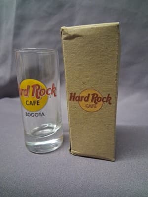 Hard Rock Cafe 4 Inch Shot Glass "Bogota" With Box - Thumbnail 3