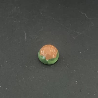 Miniature Little Jack Horner Nursery Rhyme Trinket Box Hinged Plus Pie VTG - Thumbnail 4