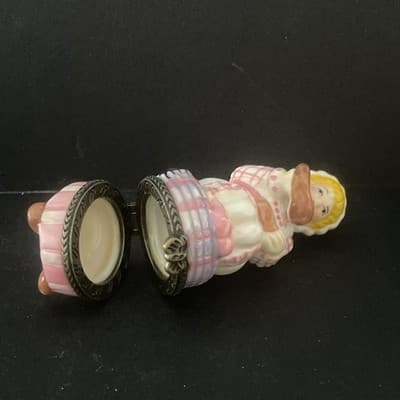 Little Miss Muffet Hinged Trinket Box with Spider Trinket - Thumbnail 6
