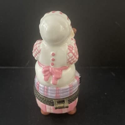 Little Miss Muffet Hinged Trinket Box with Spider Trinket - Thumbnail 4