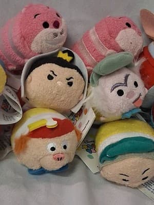 Disney Mini Tsum Tsum Plush Set Alice in Wonderland Set Of 11 Retired NWT 🐰 - Thumbnail 10