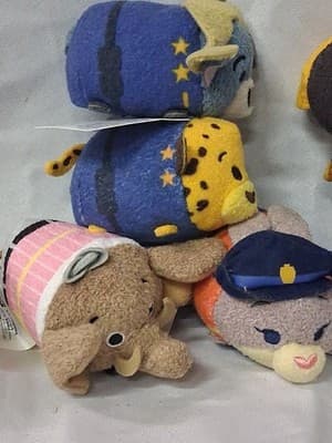 Disney Tsum Tsum Plush 3.5” ZOOTOPIA Set of 9 Nwt 🦁 🐆 🐘 - Thumbnail 9