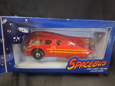 Xonex Limited Edition Die Cast Red 50s Spacebus Bullet Car 1998 05155 Of 15000 - Thumbnail 2