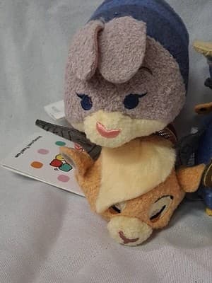 Disney Tsum Tsum Plush 3.5” ZOOTOPIA Set of 9 Nwt 🦁 🐆 🐘 - Thumbnail 2