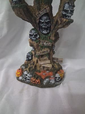 MIB Halloween Fun World Creepy Candelabra Spooky Skull Tree Candles GHOSTS New - Thumbnail 6