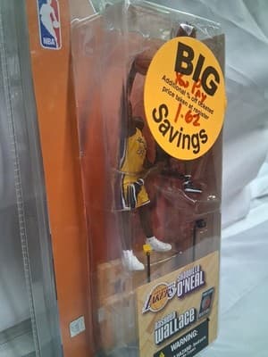 Shaquille O’Neal & Rasheed Wallace Lakers Blazers 2 Pack 3 Inch McFarlane NBA - Thumbnail 2