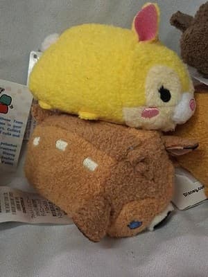 US Disney ORIGINAL Bambi & Friends Mini Tsum Set of 8 NWT! Thumper OWL Bambi Ect - Thumbnail 7
