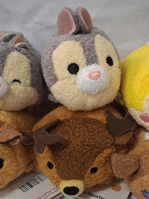 US Disney ORIGINAL Bambi & Friends Mini Tsum Set of 8 NWT! Thumper OWL Bambi Ect - Thumbnail 4