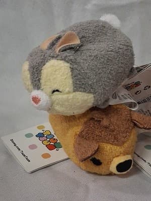 US Disney ORIGINAL Bambi & Friends Mini Tsum Set of 8 NWT! Thumper OWL Bambi Ect - Thumbnail 9