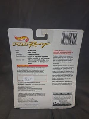 Hot Wheels Pro Racing: #16 TED MUSGRAVE - FORD TAURUS Die-Cast & TOOL BOX #19394 - Thumbnail 3